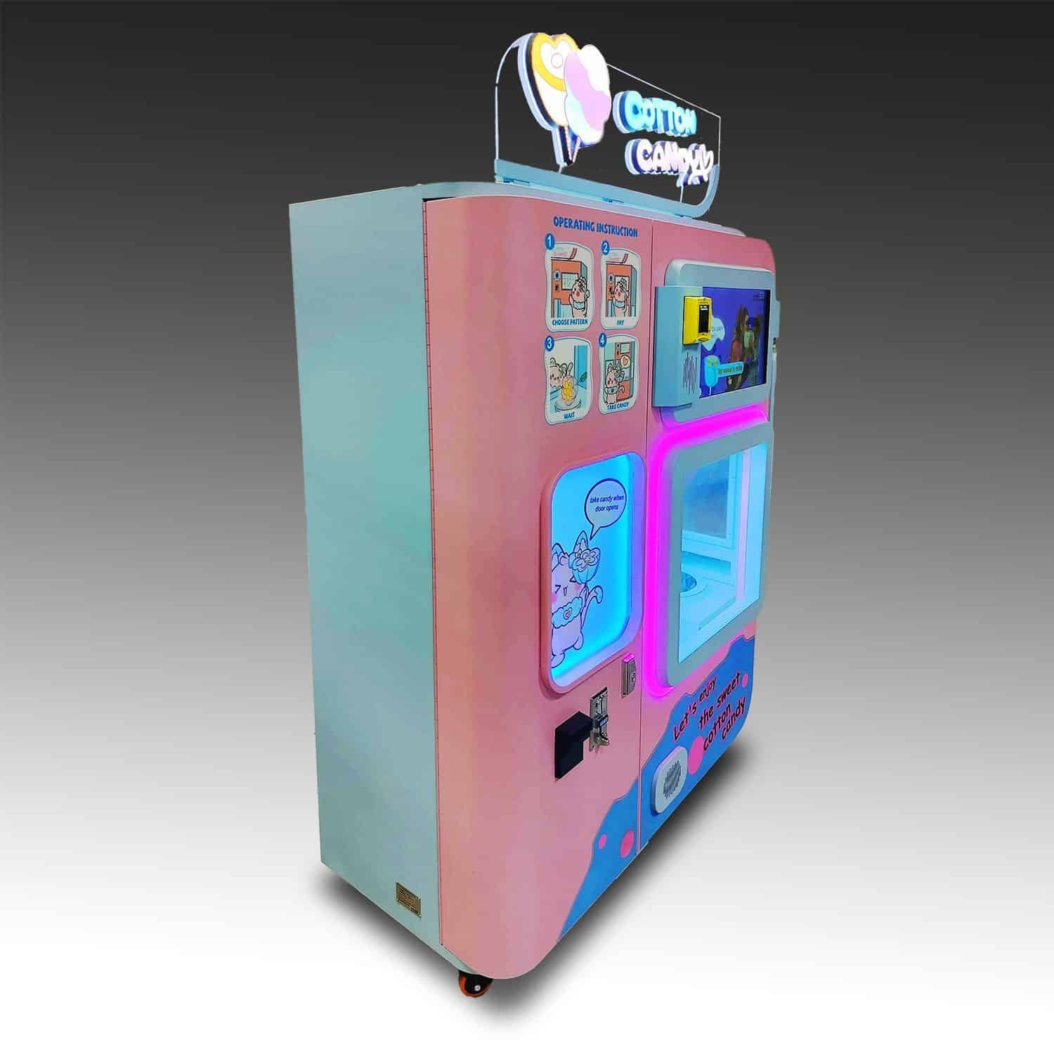 Sweet Spin Cotton Candy Vending Machine For Sale - Image 7