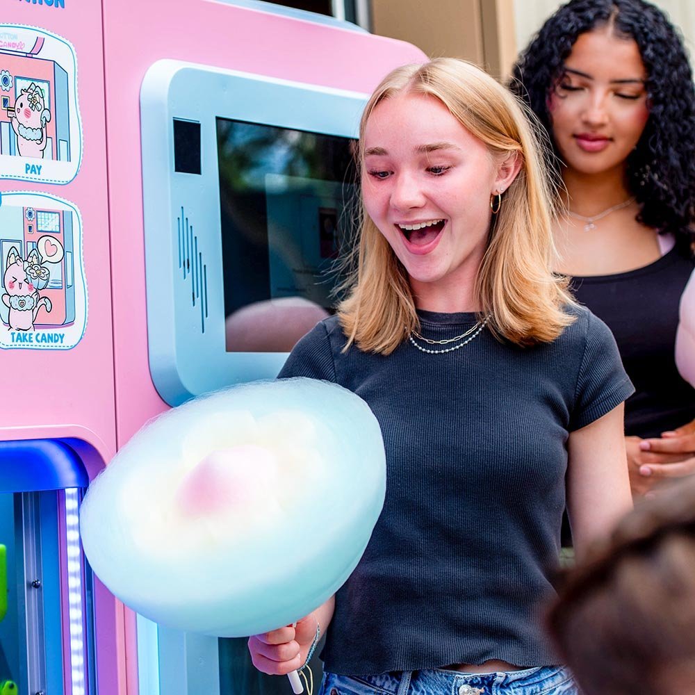 Sweet Spin Cotton Candy Vending Machine For Sale - Image 5